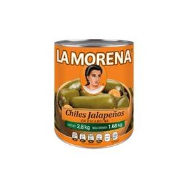 Chiles Jalapeños La Morena en Escabeche 2.8K - ZK-DespensasyMas- Alimentos y Despensa