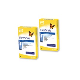 Freestyle Optium tiras reactivas para medidor de glucosa 75P - KOZ-DespensasyMas- Abarrotes