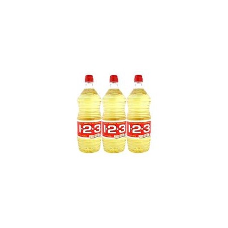 Aceite Vegetal 1.2.3 3P/1L - ZK-DespensasyMas- Alimentos y Despensa