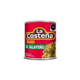 Chiles Jalapeños en Rajas La Costeña en Escabeche 2.8K - ZK-DespensasyMas- Alimentos y Despensa