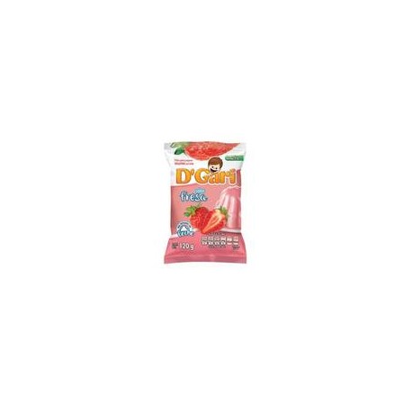 Caja Gelatina Fresa de Leche D´Gari 120G/50P-DespensasyMas- Alimentos y Despensa