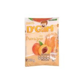 Caja Gelatina Durazno D´Gari 120G/50P-DespensasyMas- Alimentos y Despensa