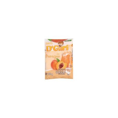 Caja Gelatina Durazno D´Gari 120G/50P-DespensasyMas- Alimentos y Despensa