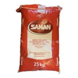 Bulto arroz blanco Saman 25K-DespensasyMas- Alimentos y Despensa