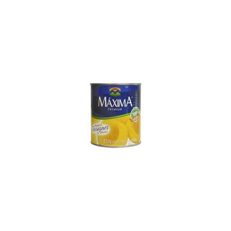 Caja durazno en mitades Premium 820G/12P-DespensasyMas- Alimentos y Despensa