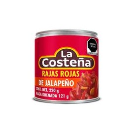 Media Caja Chiles Rajas Rojas 220G/12P-DespensasyMas- Alimentos y Despensa