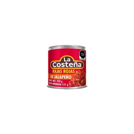 Media Caja Chiles Rajas Rojas 220G/12P-DespensasyMas- Alimentos y Despensa