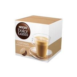 Caja café Dolce Gusto Cortado 100.8G/16C/3P-DespensasyMas- Alimentos y Despensa