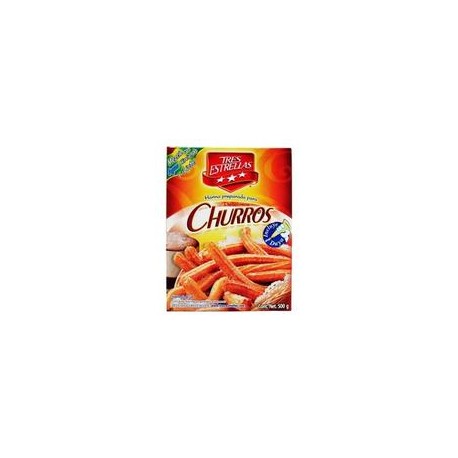 Caja harina para churros Tres Estrella 500G/12P-DespensasyMas- Alimentos y Despensa