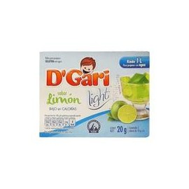Media Caja Gelatina D'Gari Light Limón 20G/12P-DespensasyMas- Alimentos y Despensa