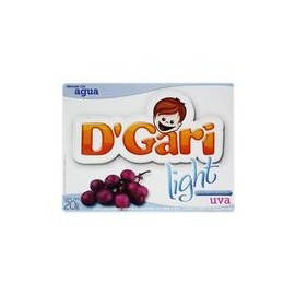 Media Caja Gelatina D'Gari Light Uva 20G/12P-DespensasyMas- Alimentos y Despensa