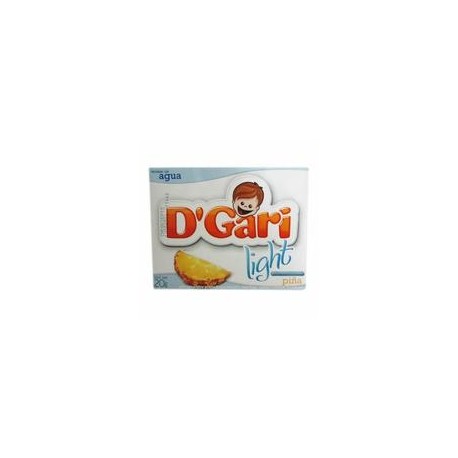 Media Caja Gelatina D'Gari Light Piña 20G/12P-DespensasyMas- Alimentos y Despensa