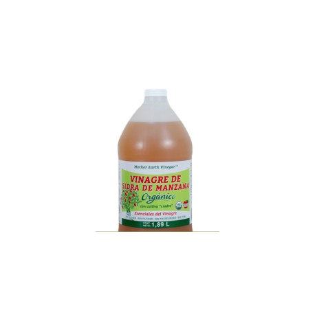 Mother Earth vinagre de sidra de manzana orgánico 1.89 L - KOZ-DespensasyMas- Aceites y Vinagres