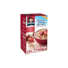 Media Caja Avena Quaker Instantanea Fresas con Crema 280G/6P-DespensasyMas- Alimentos y Despensa