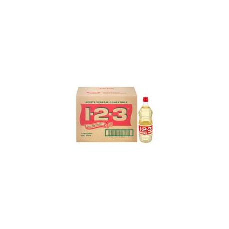 Caja aceite 1-2-3 1L/12B-DespensasyMas- Aceites y Vinagres