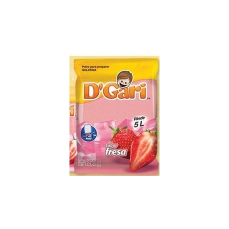 Media Caja Gelatina Fresa Leche 720G/5P-DespensasyMas- Alimentos y Despensa