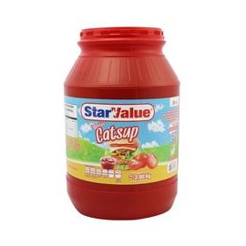 Media Caja Salsa Catsup Star Value 3.8L/3P-DespensasyMas- Alimentos y Despensa