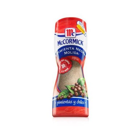 Caja Especia Mccormick Pimienta Negra Molida 64G/12P-DespensasyMas- Alimentos y Despensa