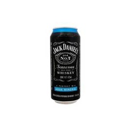 Caja bebida Jack Daniels con agua mineral 24P/473M-DespensasyMas- Agua