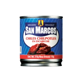 Caja Chiles Chipotles en Escabeche 215G/24P-DespensasyMas- Alimentos y Despensa