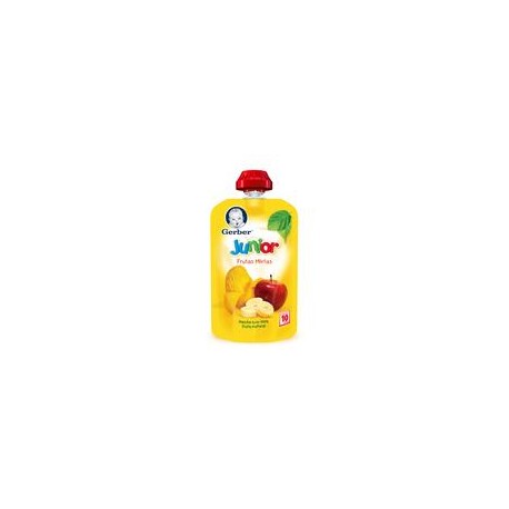 Media Caja papilla Gerber junior frutas mixtas 120G/6P-DespensasyMas- Alimento para Bebés