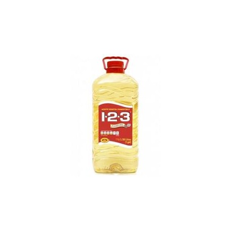 Aceite comestible 1-2-3 (3.785L)-DespensasyMas- Alimentos y Despensa