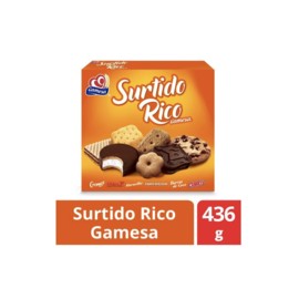 Caja galleta Surtido Rico Gamesa 12 piezas de 436 grs-DespensasyMas- Alimentos y Despensa