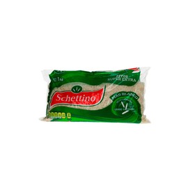 Medio Paquete Arroz Super Extra Schettino 1K/5P-DespensasyMas- Alimentos y Despensa