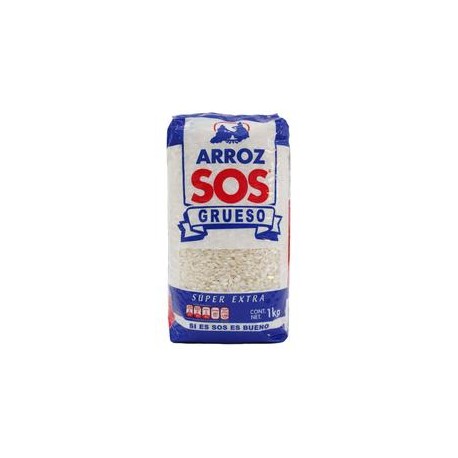 Medio paquete arroz SOS Super Extra 1K/6P-DespensasyMas- Alimentos y Despensa