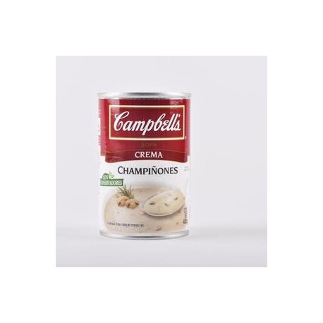 Media Caja Sopa Cambells Crema Champiñones 420G/12P-DespensasyMas- Alimentos y Despensa