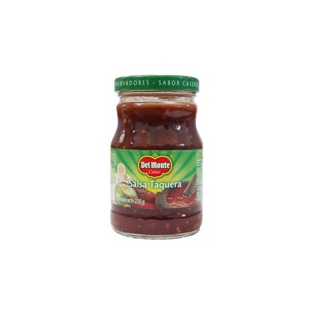 Media Caja Salsa Taquera Del Monte 220G/12P-DespensasyMas- Alimentos y Despensa