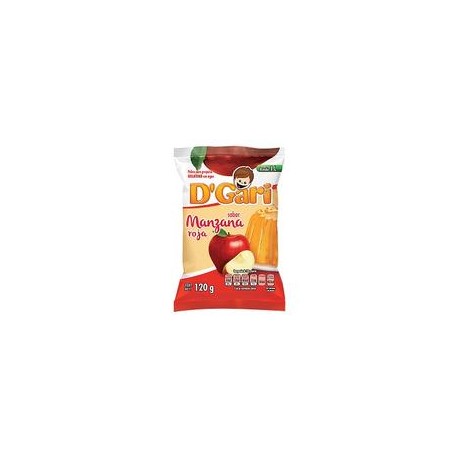 Media Caja Gelatina Manzana D´Gari 120G/25P-DespensasyMas- Alimentos y Despensa