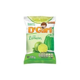 Media Caja Gelatina de Limon D´Gari 120G/25P-DespensasyMas- Alimentos y Despensa