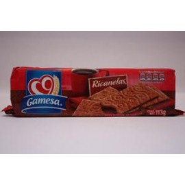 Media Caja Galletas Ricanela Gamesa 113G/10P-DespensasyMas- Alimentos y Despensa