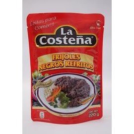 Media Caja Frijol Negro Refrito Bolsa 220G/6P-DespensasyMas- Alimentos y Despensa