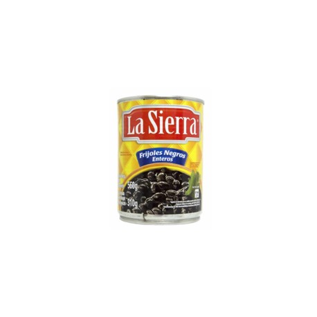 Media Caja Frijol Negro Entero La Sierra 560G/6P-DespensasyMas- Alimentos y Despensa