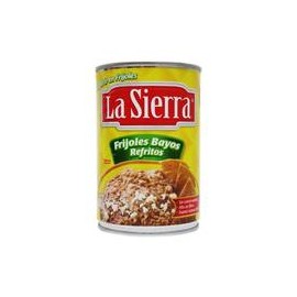 Media Caja Frijol Bayo Refrito La Sierra 440G/12P-DespensasyMas- Alimentos y Despensa