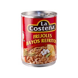 Media Caja Frijol Bayo Refrito 820G/6P-DespensasyMas- Alimentos y Despensa