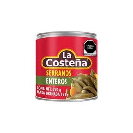 Media Caja Chiles Serranos 220G/12P-DespensasyMas- Alimentos y Despensa