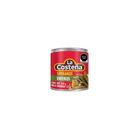 Media Caja Chiles Serranos 220G/12P-DespensasyMas- Alimentos y Despensa