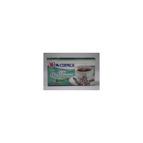 Caja Té de Hierbabuena McCormick 25S/24P-DespensasyMas- Alimentos y Despensa