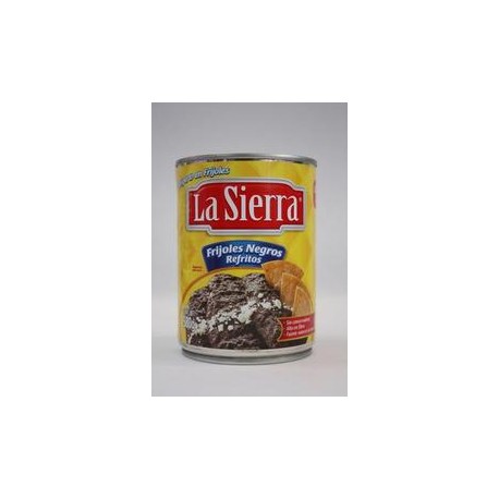 Caja Frijol Negro Refrito La Sierra 580G/12P-DespensasyMas- Alimentos y Despensa