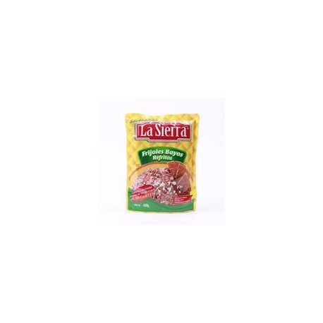 Caja Frijol Bayo Refrito Bolsa La Sierra 24P/430G-DespensasyMas- Alimentos y Despensa