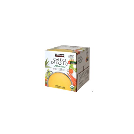 Kirkland Signature caldo de pollo orgánico 6P/946M - KOZ-DespensasyMas- Alimentos y Despensa