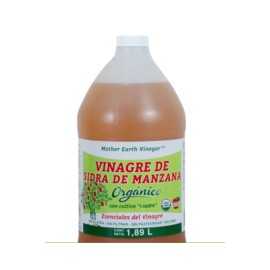 Mother Earth vinagre de sidra de manzana orgánico 1.89 L - KOZ-DespensasyMas- Alimentos y Despensa