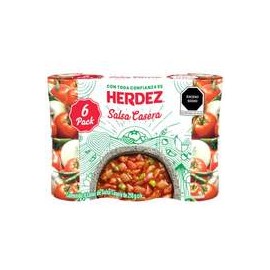 Salsa Casera Herdez 6P/210G - ZK-DespensasyMas- Alimentos y Despensa