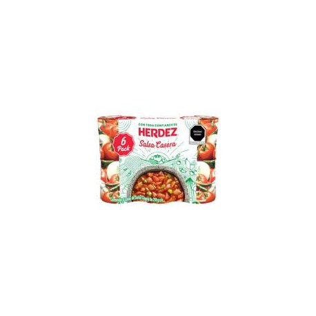 Salsa Casera Herdez 6P/210G - ZK-DespensasyMas- Alimentos y Despensa