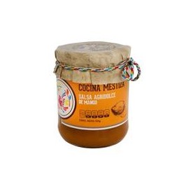 Salsa Agridulce Cocina Mestiza Mango de 525 grs - Cocina Mestiza ZK-DespensasyMas- Alimentos y Despensa