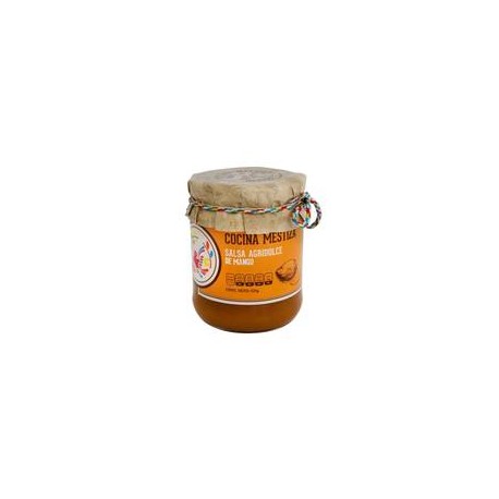 Salsa Agridulce Cocina Mestiza Mango de 525 grs - Cocina Mestiza ZK-DespensasyMas- Alimentos y Despensa