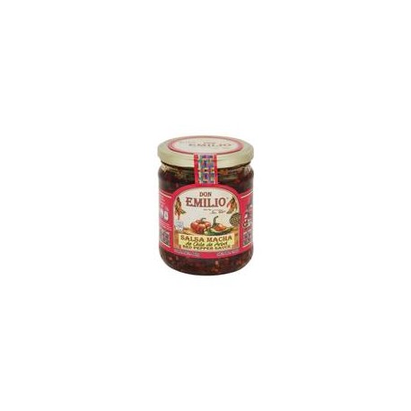 Salsa Macha Don Emilio Chile de Árbol 440G - ZK-DespensasyMas- Alimentos y Despensa